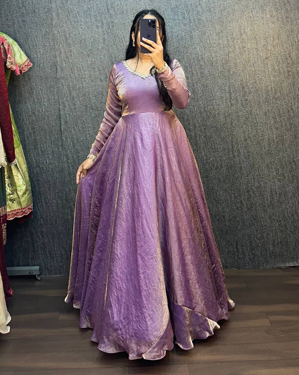 Elegant Anarkali Suit Set For Wedding & Festive Ethnic Wear