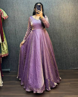 Elegant Anarkali Suit Set For Wedding & Festive Ethnic Wear