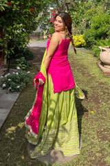Mridula Haldi & Mehndi Skirt Set