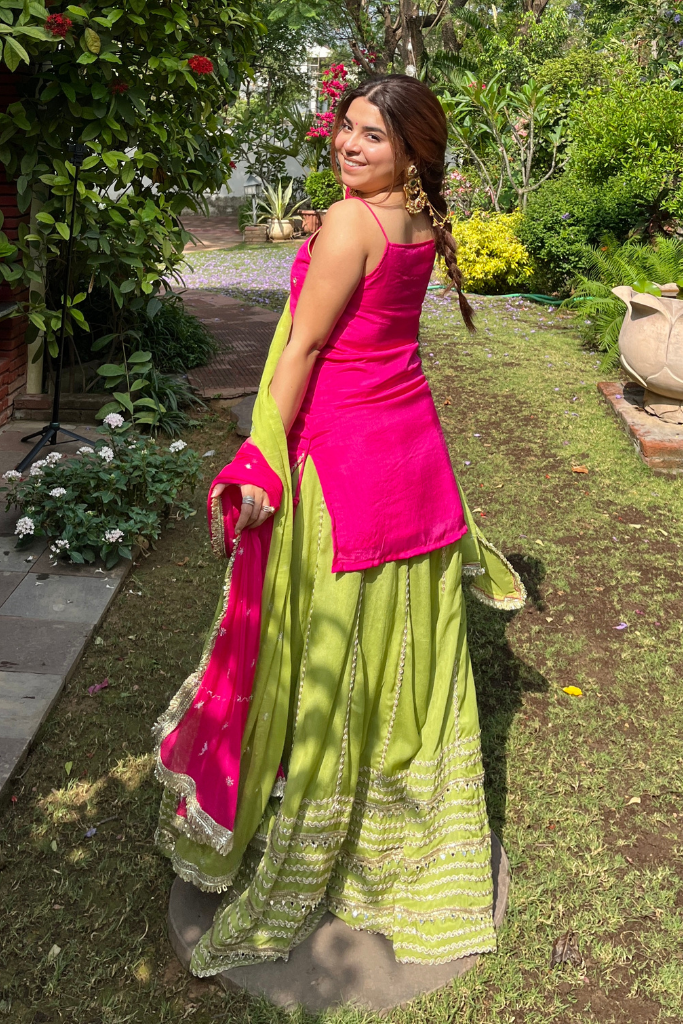 Mridula Haldi & Mehndi Skirt Set
