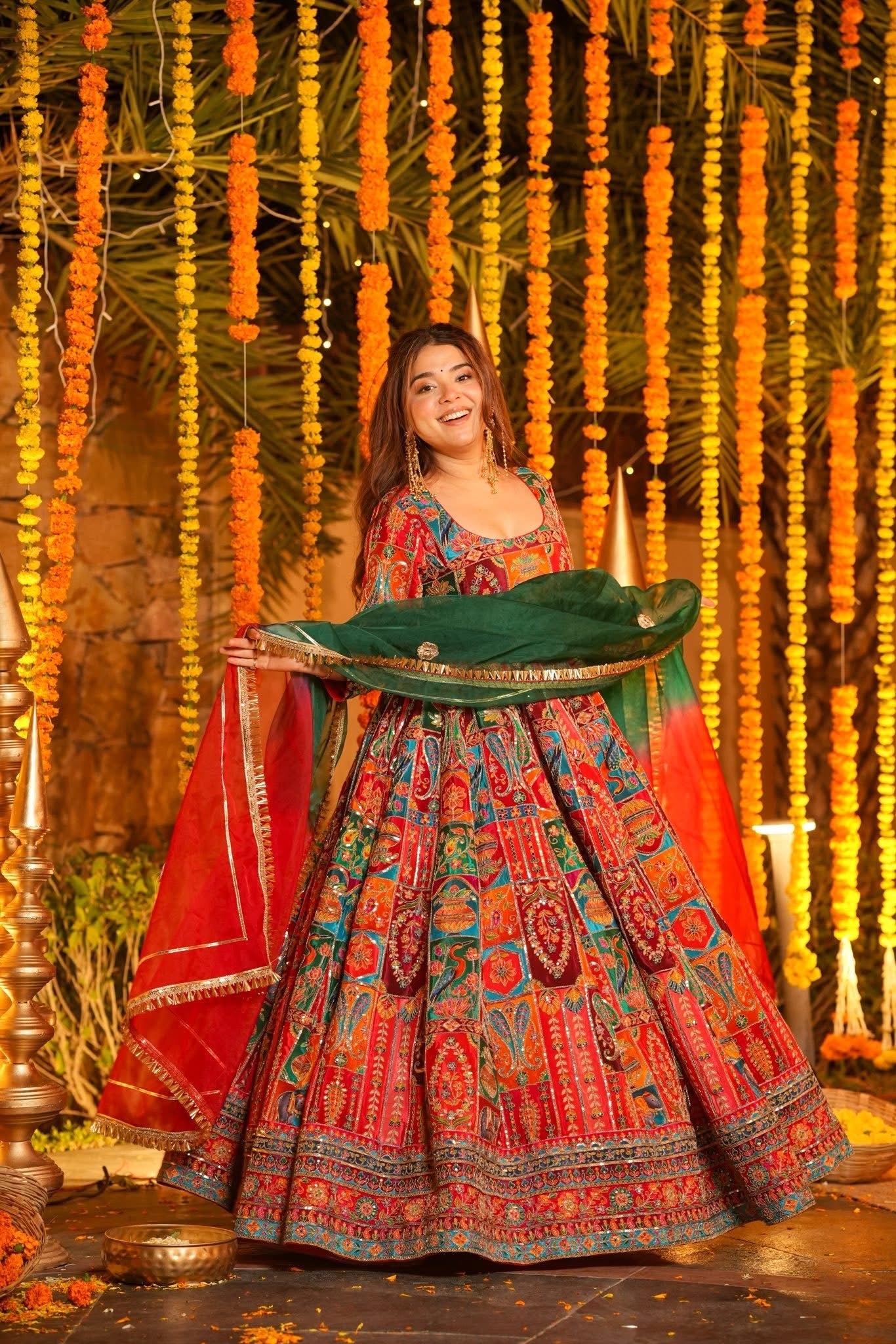 Rangsha Heavy Embroidered Maxi Set