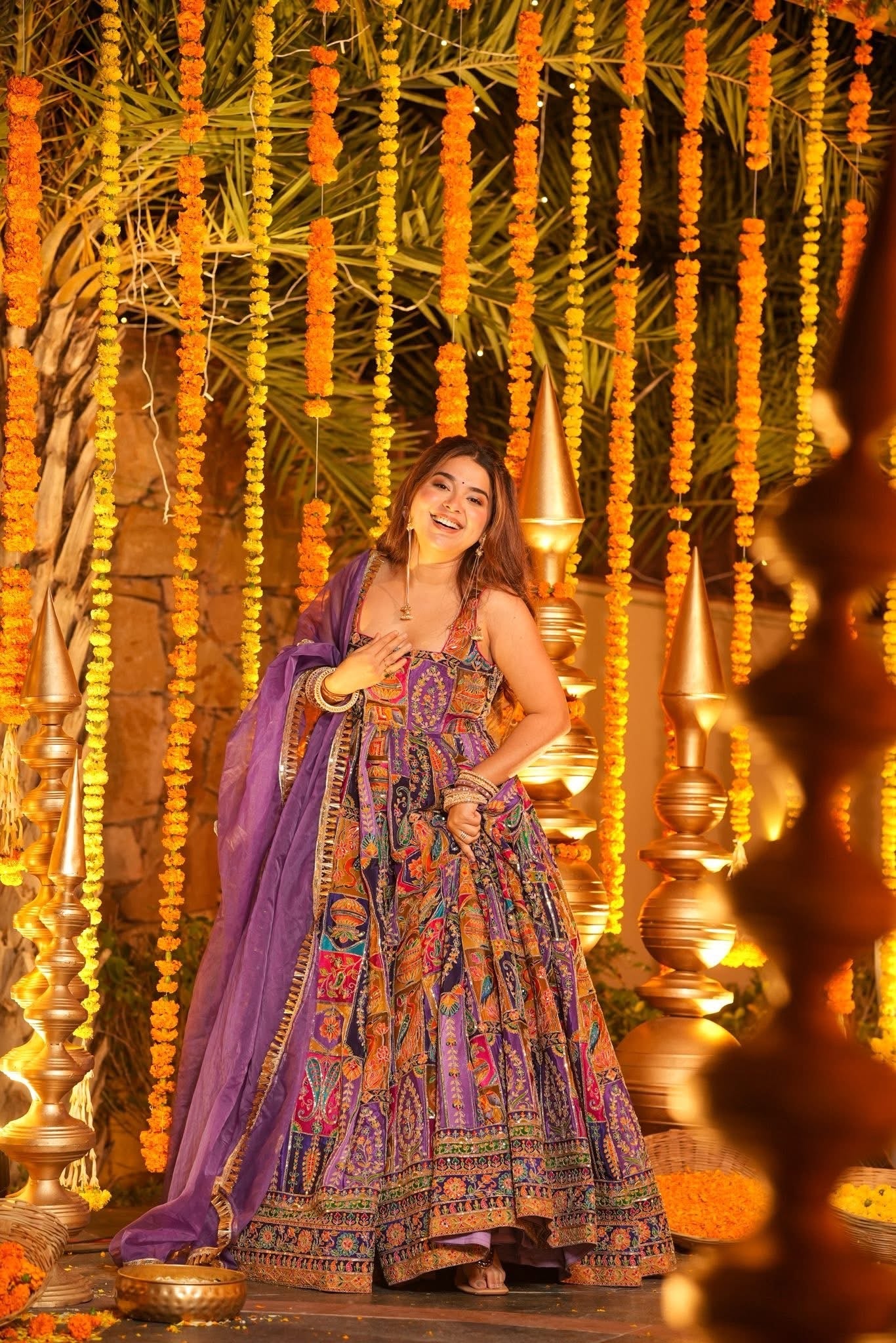 Rangshaa Heavy Embroidered Maxi Set