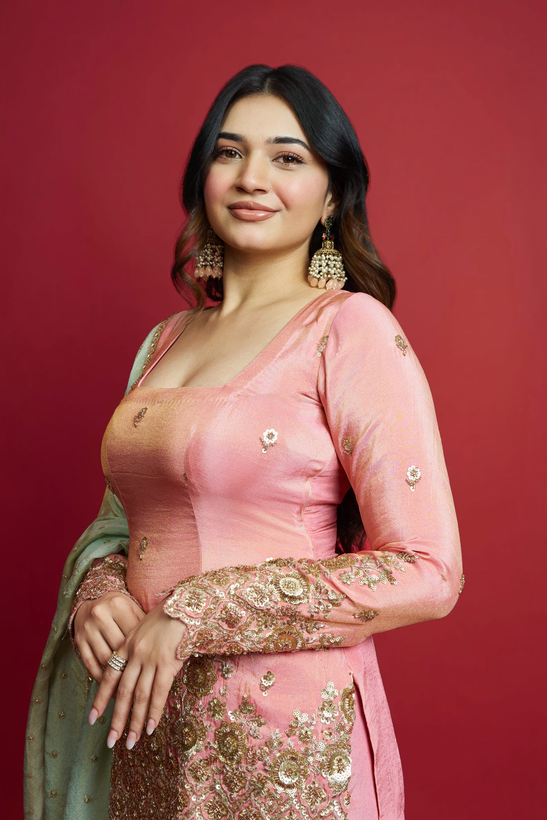 Blush Coral Suit Set