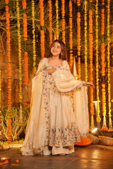 Emani Floral Anarkali Suit Set