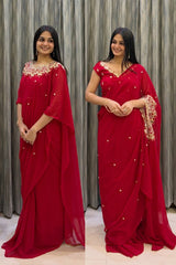 Red Saree