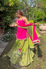 Mridula Haldi & Mehndi Skirt Set