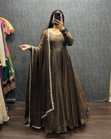 Elegant Anarkali Suit Set For Wedding & Festive Ethnic Wear