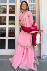 Neha Bhandari Sunshine Yellow Sharara Set