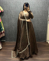 Elegant Anarkali Suit Set For Wedding & Festive Ethnic Wear