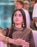 Jhanvi Kapoor Peddi Beautiful Saree