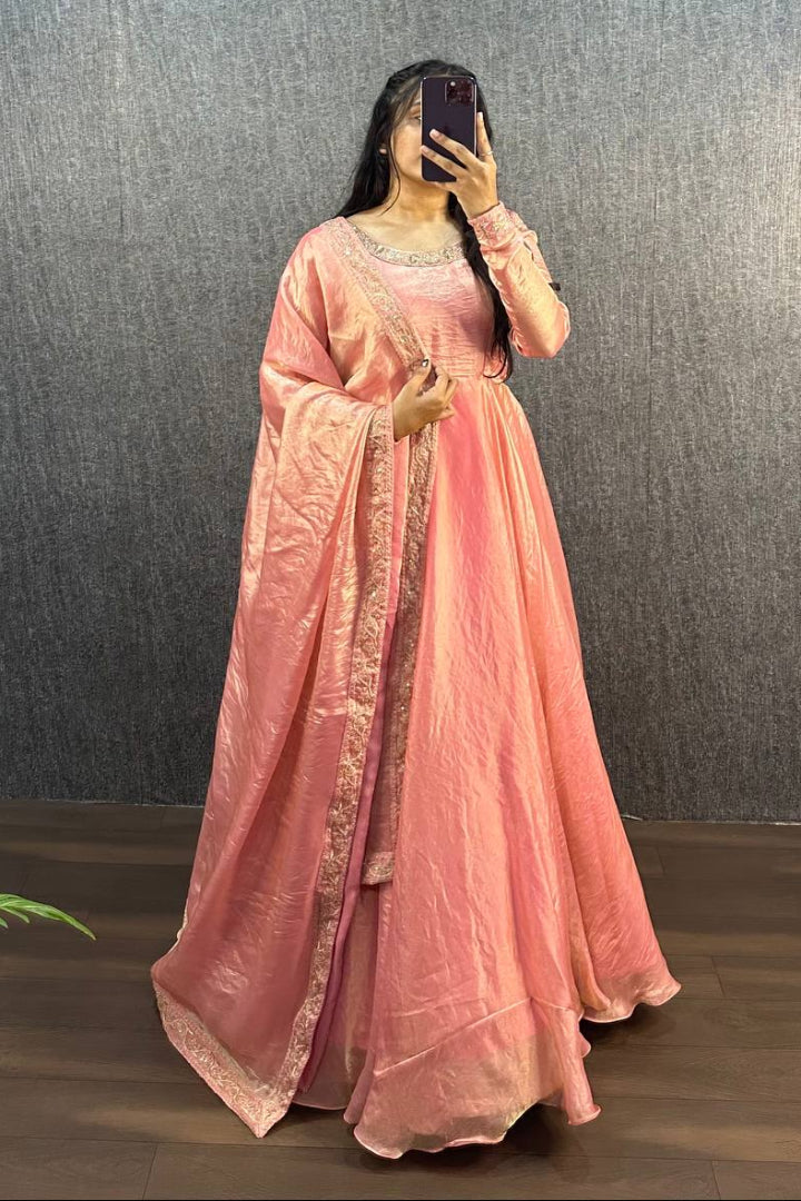 Peach Gown