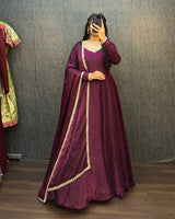 Elegant Anarkali Suit Set For Wedding & Festive Ethnic Wear