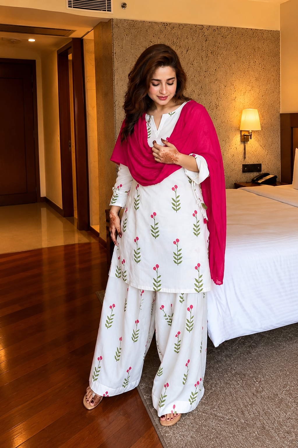 Noor Bagh Cotton Farshi Set