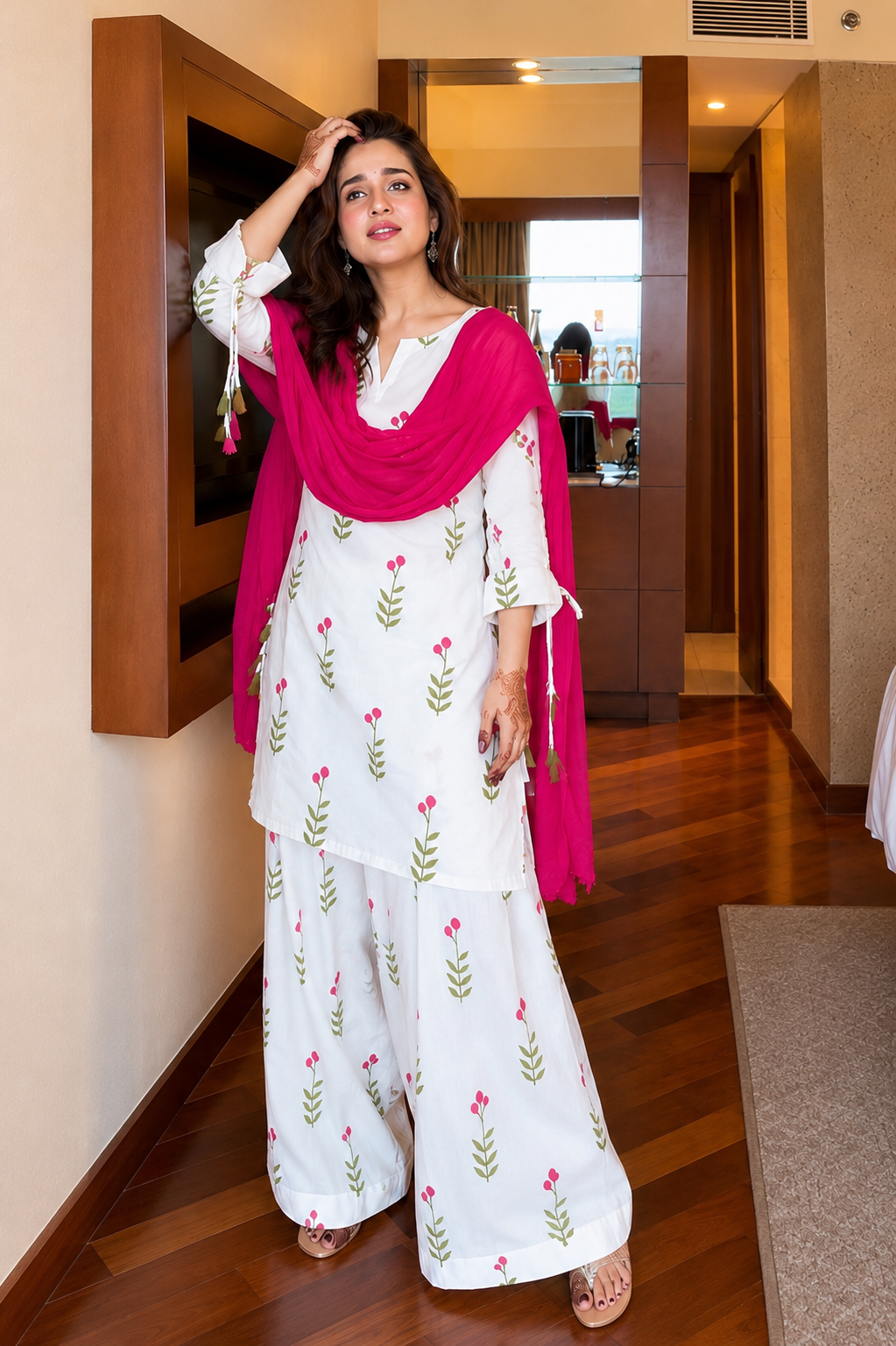 Noor Bagh Cotton Farshi Set