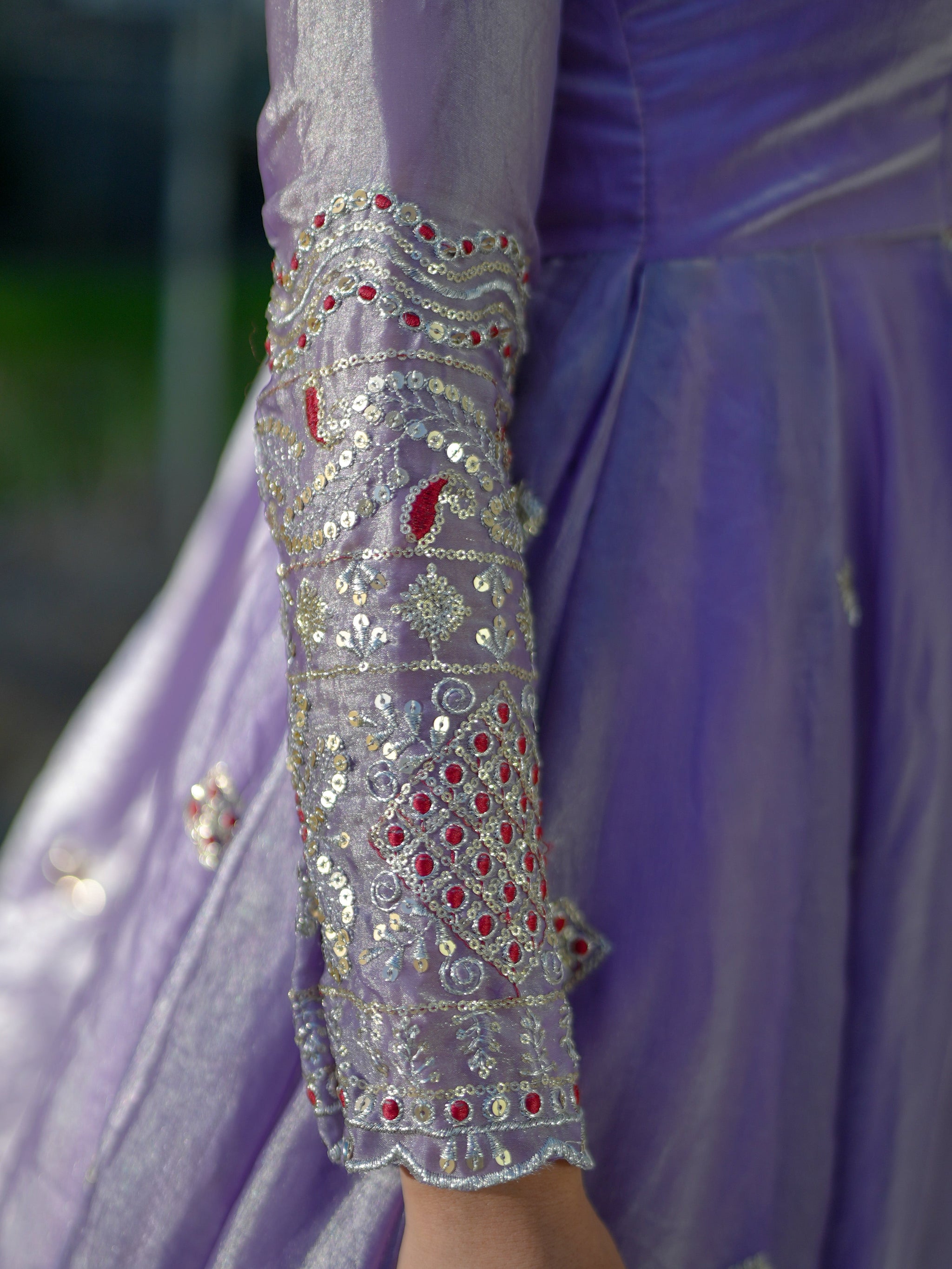 Anarkali Suit With Duppata & Plazo Festive Wear Set