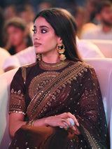 Jhanvi Kapoor Peddi Beautiful Saree