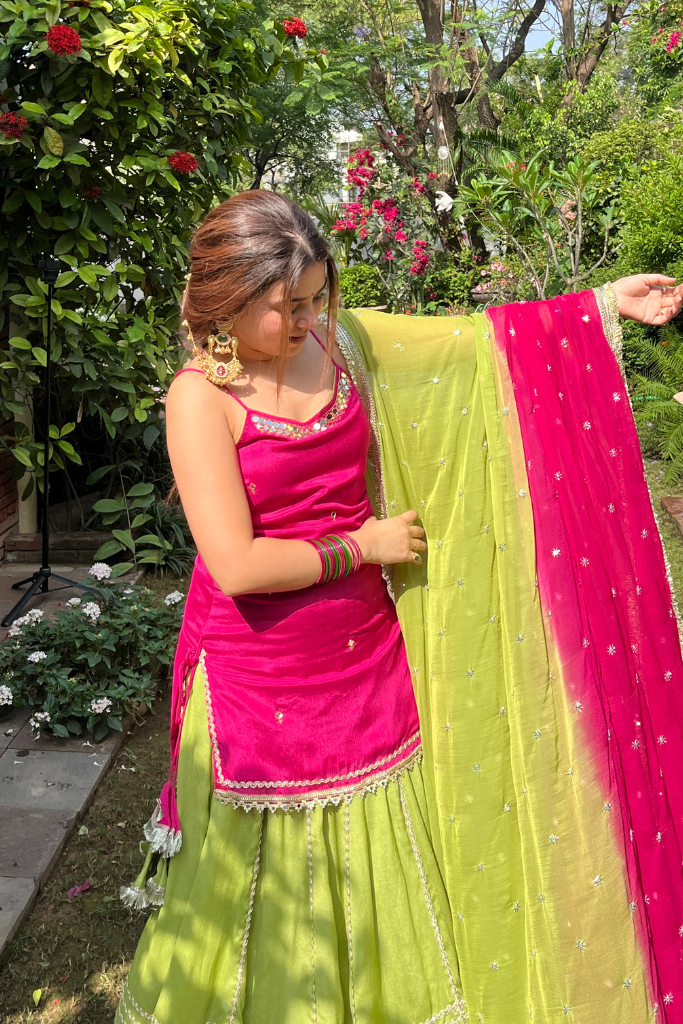Mridula Haldi & Mehndi Skirt Set
